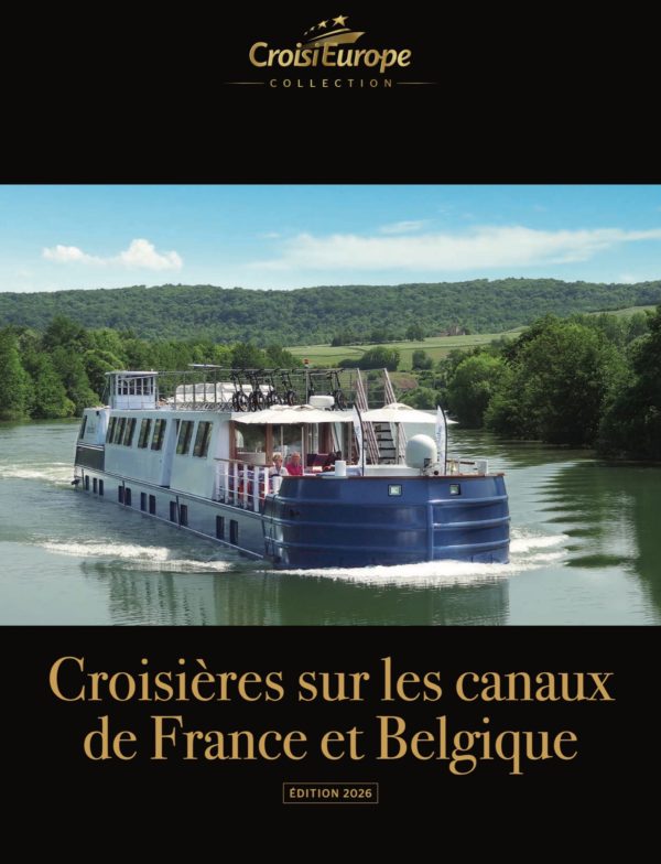 Brochure Couverture CroisiEurope Croisiere Canaux France et Belgique 2026